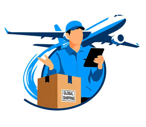 Air Cargo Logistics Illustration